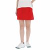 ピン PING　レディース 撥水 ぺチパンツ付き ラップ風 プリーツ スカート 622-2134302　2022年モデル レッド（100）