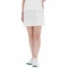 ピン PING　レディース 撥水 ぺチパンツ付き ラップ風 プリーツ スカート 622-2134302　2022年モデル ホワイト（030）
