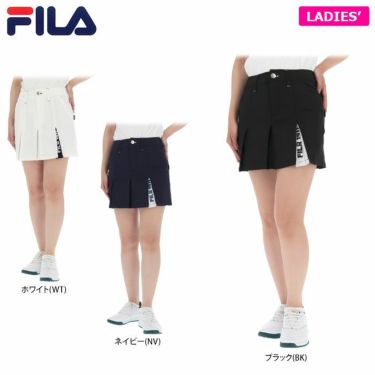フィラ FILA　レディース インナーパンツ付 配色プリーツ スカート 752-302　2022年モデル 詳細1