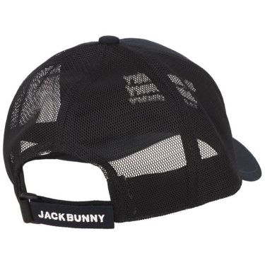 ジャックバニー Jack Bunny!!　ユニセックス ロゴ刺繍 ツイル メッシュ キャップ 262-2187410 120 ネイビー　2022年モデル 詳細1