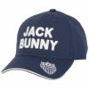 ジャックバニー Jack Bunny!!　ユニセックス 立体ロゴ刺繍 機能 キャップ 262-2187420 120 ネイビー　2022年モデル ネイビー（120）