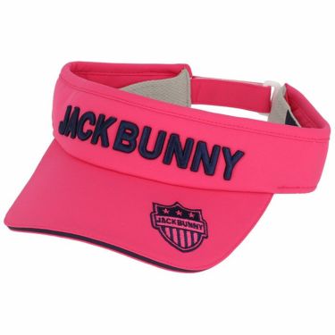 ジャックバニー Jack Bunny!!　ユニセックス 立体ロゴ刺繍 機能 サンバイザー 262-2187421 090 ピンク　2022年モデル ピンク（090）