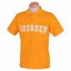 ロサーセン Rosasen　メンズ ロゴプリント 鹿の子 ストレッチ 半袖 ポロシャツ 044-26244　2022年モデル オレンジ（35）