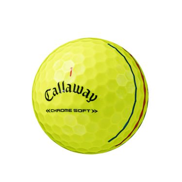 キャロウェイ　クロム ソフト ゴルフボール トリプルトラック 2022年モデル　1ダース（12球入り） イエロー　詳細1