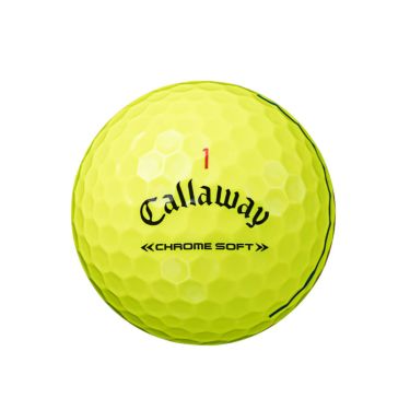 キャロウェイ　クロム ソフト ゴルフボール トリプルトラック 2022年モデル　1ダース（12球入り） イエロー　詳細2