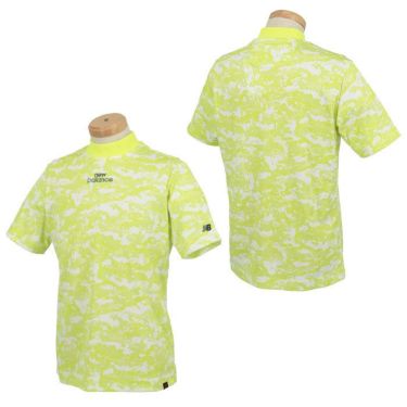 ニューバランスゴルフ　メンズ METRO カモフラージュ柄 半袖 モックネックシャツ 012-2166005　2022年モデル 詳細3