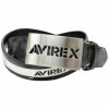 アビレックス AVIREX　メンズ ロゴデザイン ベルト AVXBB1-35BL BLK ブラック　2022年モデル ブラック（BLK）
