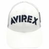 アビレックス AVIREX　ノーズアートワッペン メッシュ キャップ AVXBB1-39C WHT ホワイト　2022年モデル ホワイト（WHT）