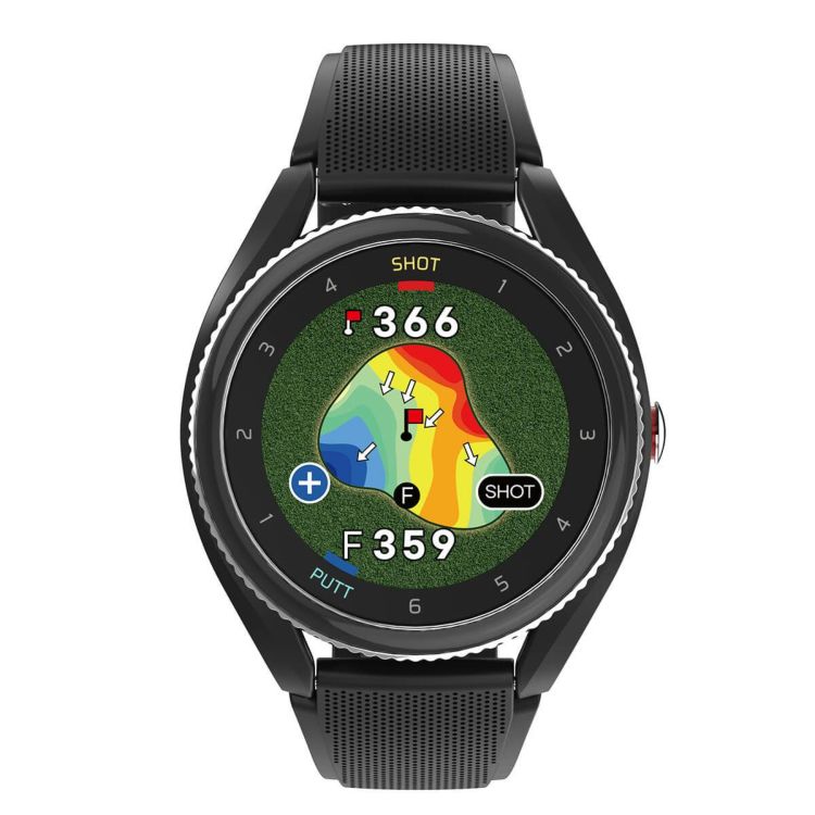ボイスキャディ VOICE CADDIE 腕時計型 GPSゴルフナビ T9 ブラック ...
