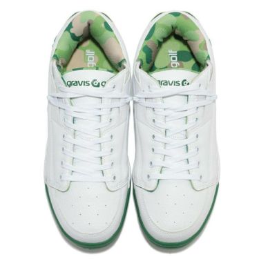 グラビス ゴルフ gravis golf　ローカット スパイクレス　メンズ ゴルフシューズ　GGS-2B-SS01 0001 WHITE　2022年モデル 詳細3