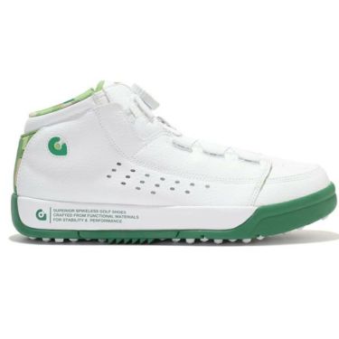 グラビス ゴルフ gravis golf　ミドルカット スパイクレス　メンズ ゴルフシューズ　GGS-2B-SS02 0001 WHITE　2022年モデル WHITE（0001）