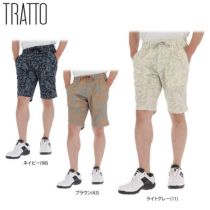 トラット TRATTO　 メンズ ドットエア ボタニカル柄 ワンタック ショートパンツ 31-7211441　2021年モデル 詳細1