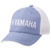 ヤマハ メンズ ハーフメッシュ キャップ Y22CP2 BLW 杢ブルー×ホワイト ゴルフウェア [2022年モデル] 杢ブルー×ホワイト（BLW）