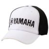 ヤマハ メンズ ハーフメッシュ キャップ Y22CP2 WBK ホワイト×ブラック ゴルフウェア [2022年モデル] ホワイト×ブラック（WBK）
