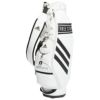 アディダス adidas　スリーストライプ レディース キャディバッグ II168 HA3196 ホワイト/ブラック　2022年モデル ホワイト/ブラック