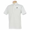 ブリヂストンゴルフ　メンズ ロゴプリント 総柄 トライアングル小柄 半袖 ポロシャツ WGM07A　2022年モデル ホワイト（WH）