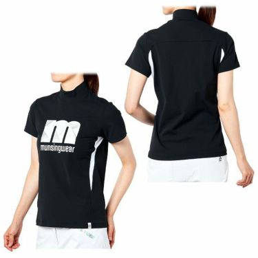 マンシングウェア Munsingwear　レディース モザイクプリント 半袖 ハイネックシャツ MEWTJA01　2022年モデル 詳細3