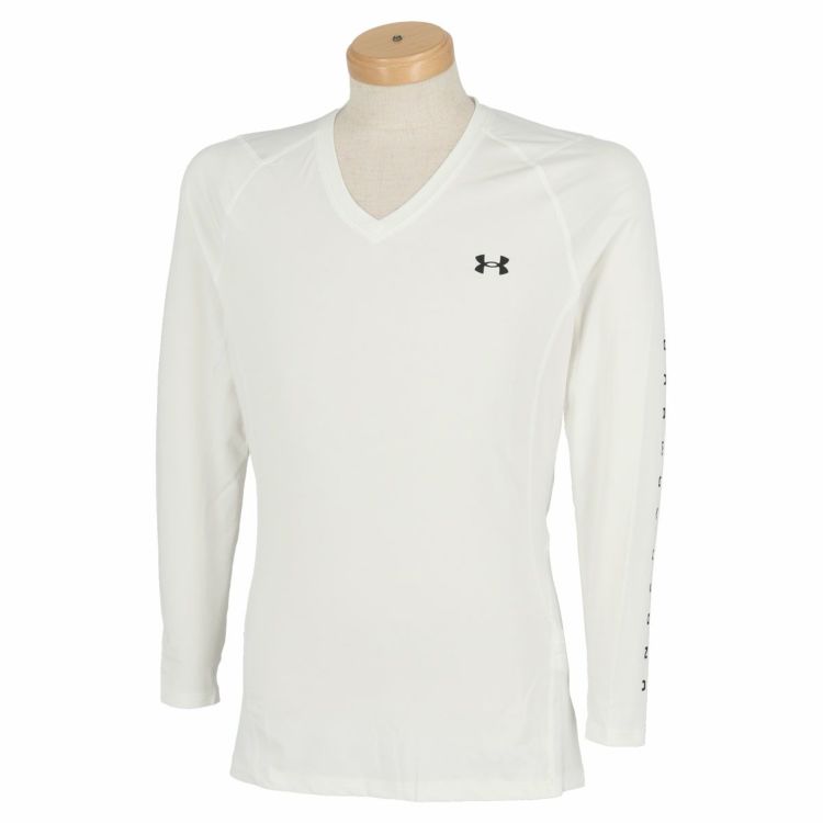 アンダーアーマー UNDER ARMOUR メンズ ヒートギア ロゴプリント 長袖 Vネック インナーシャツ 1371673 2022年モデル | 【公式】有賀園ゴルフオンラインAGO アンダーアーマー UNDER ARMOUR メンズ ヒートギア ロゴプリント 長袖 Vネック インナーシャツ 1371673 2022年モデル | 【公式】有賀園ゴルフオンラインAGO