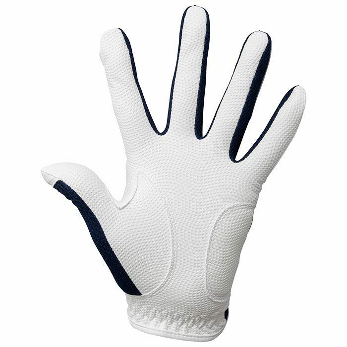 TURF DESIGN ターフデザイン レディース 両手用 ゴルフグローブ TDGL-2170L ホワイト/ネイビー　2022年モデル 詳細2