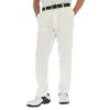 Lee GOLF リー・ゴルフ　メンズ LEESURES PANTS 吸水速乾 スラックス テーパード ロングパンツ LG0000　2022年モデル ホワイト（18）