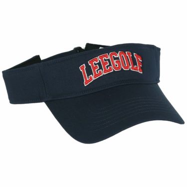 Lee GOLF リー・ゴルフ　LOGO VISOR 立体刺繍ロゴ サンバイザー LG4007 04 ネイビー　2022年モデル ネイビー（04）