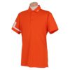 Jリンドバーグ J.LINDEBERG　メンズ ブリッジロゴプリント ストレッチ 半袖 ポロシャツ 071-26340　2022年モデル オレンジ（036）