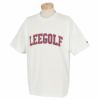 Lee GOLF リー・ゴルフ　メンズ Club House Tee Leeロゴプリント 半袖 Tシャツ LG0010　2022年モデル ホワイト（18）