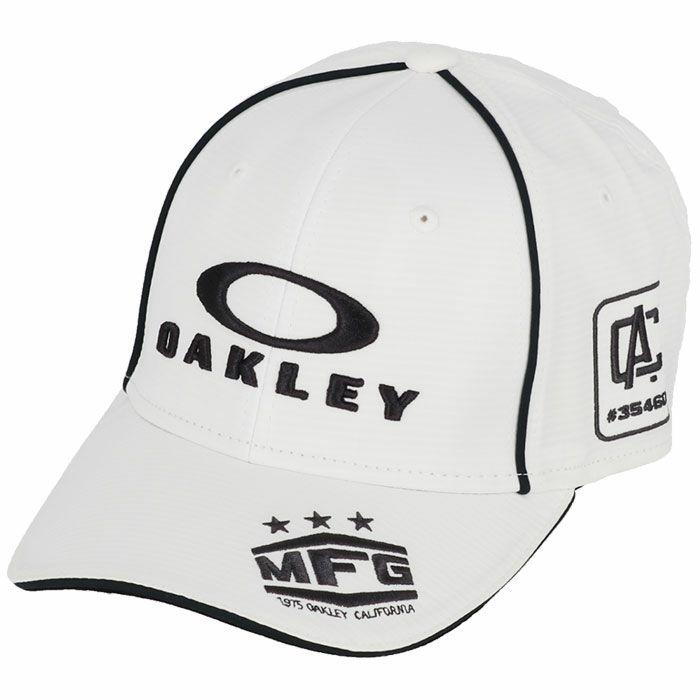 オークリー OAKLEY メンズ ロゴ刺繍 パイピング キャップ FOS901008 100 ホワイト 2022年モデル | 【公式】有賀園ゴルフ オンラインAGO