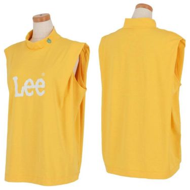 Lee GOLF リー・ゴルフ　レディース Sleeveless Mockneck Tee Leeビッグロゴ ノースリーブ モックネックシャツ LG9992　2022年モデル 詳細3