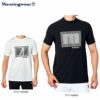 マンシングウェア Munsingwear　メンズ 幾何学ロゴプリント 半袖 モックネックシャツ MEMTJA11　2022年モデル