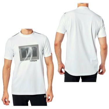 マンシングウェア Munsingwear　メンズ 幾何学ロゴプリント 半袖 モックネックシャツ MEMTJA11　2022年モデル 詳細3