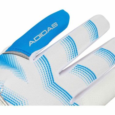 アディダス adidas　AEROREADY 遮熱UVカット エアロレディ　メンズ ゴルフグローブ MME50 HA5869 ホワイト/ブライトブルー 詳細3