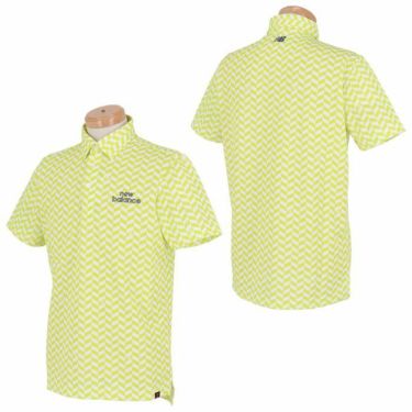 ニューバランスゴルフ　メンズ METRO ヘリンボーン柄 半袖 ポロシャツ 012-2168010　2022年モデル 詳細3