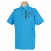 ニューバランスゴルフ　メンズ SPORT バックロゴプリント ストレッチ 半袖 ポロシャツ 012-2168008　2022年モデル ブルー（112）