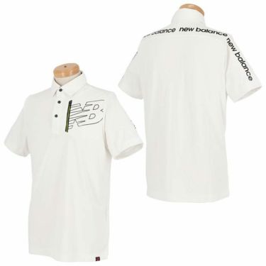 ニューバランスゴルフ　メンズ SPORT バックロゴプリント ストレッチ 半袖 ポロシャツ 012-2168008　2022年モデル 詳細3