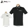 ブラック＆ホワイト Black＆White　ホワイトライン メンズ ロゴプリント サイドライン 半袖 ポロシャツ BGS9602WE　2022年モデル