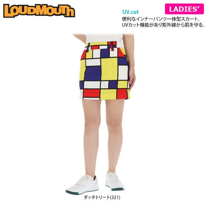 ラウドマウス LOUDMOUTH レディース 総柄プリント ストレッチ インナー