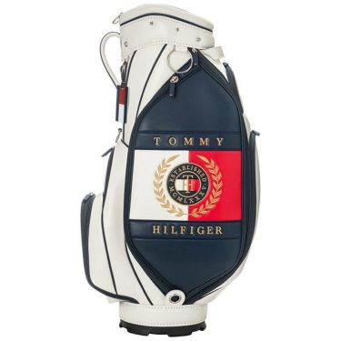トミー ヒルフィガー ゴルフ　エンブレム刺繍 キャディバッグ THMG2SC3 90 トリコロール　2022年モデル 詳細1