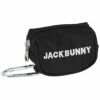 ジャックバニー Jack Bunny!!　ティー挿し付き カラビナ　ユニセックス ボールケース 262-2984702 010 ブラック　2022年モデル