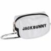 ジャックバニー Jack Bunny!!　ティー挿し付き カラビナ　ユニセックス ボールケース 262-2984702 030 ホワイト　2022年モデル
