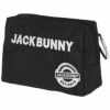 ジャックバニー Jack Bunny!!　ユニセックス ポーチ 262-2984705 010 ブラック　2022年モデル
