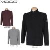 MOCO モコ　メンズ ロゴワッペン 長袖 ホリゾンタルカラー ポロシャツ 21-2212713　2021年モデル