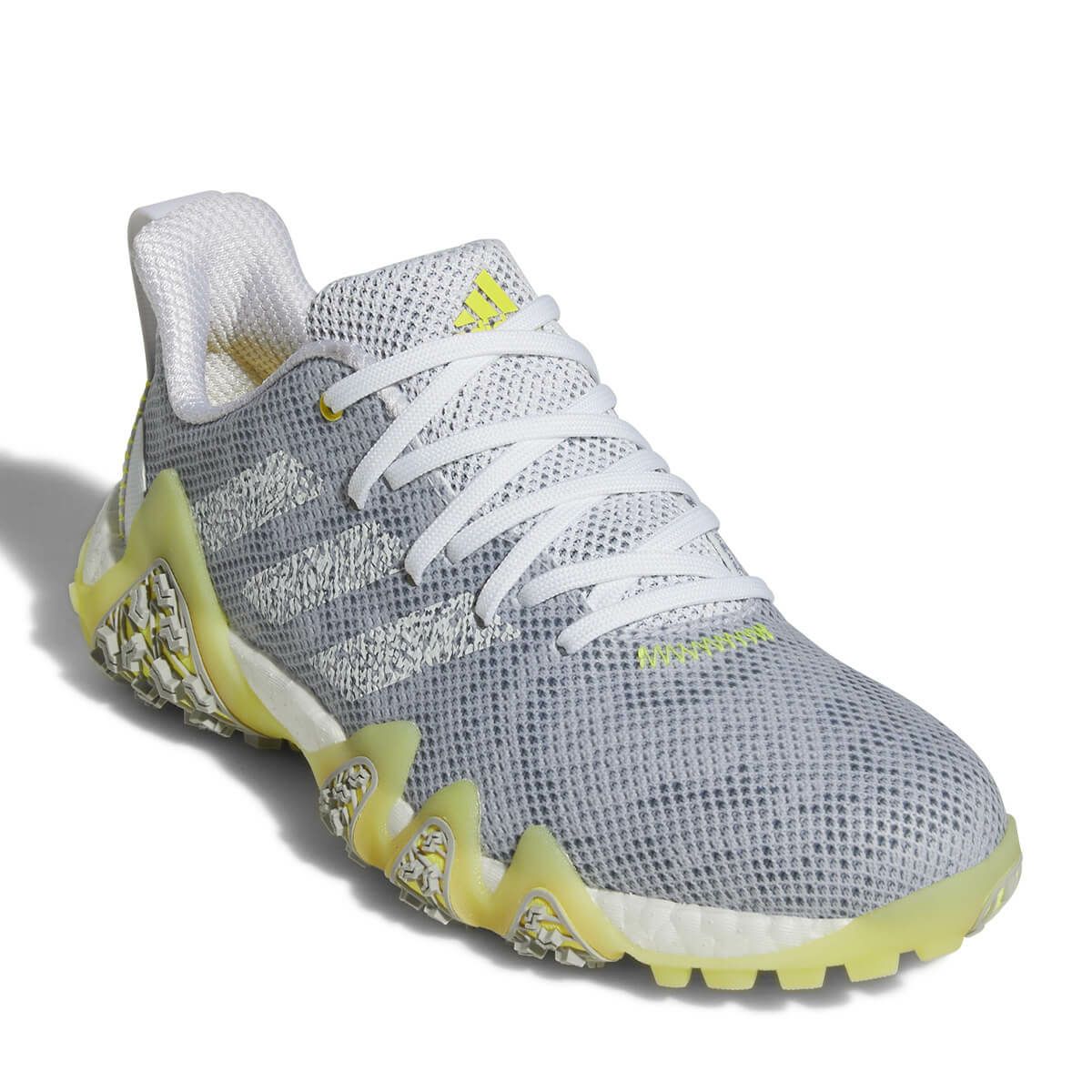 アディダス adidas　コードカオス22　レディース ゴルフシューズ GX2612　2022年モデルホワイト/ホワイト/イエロー