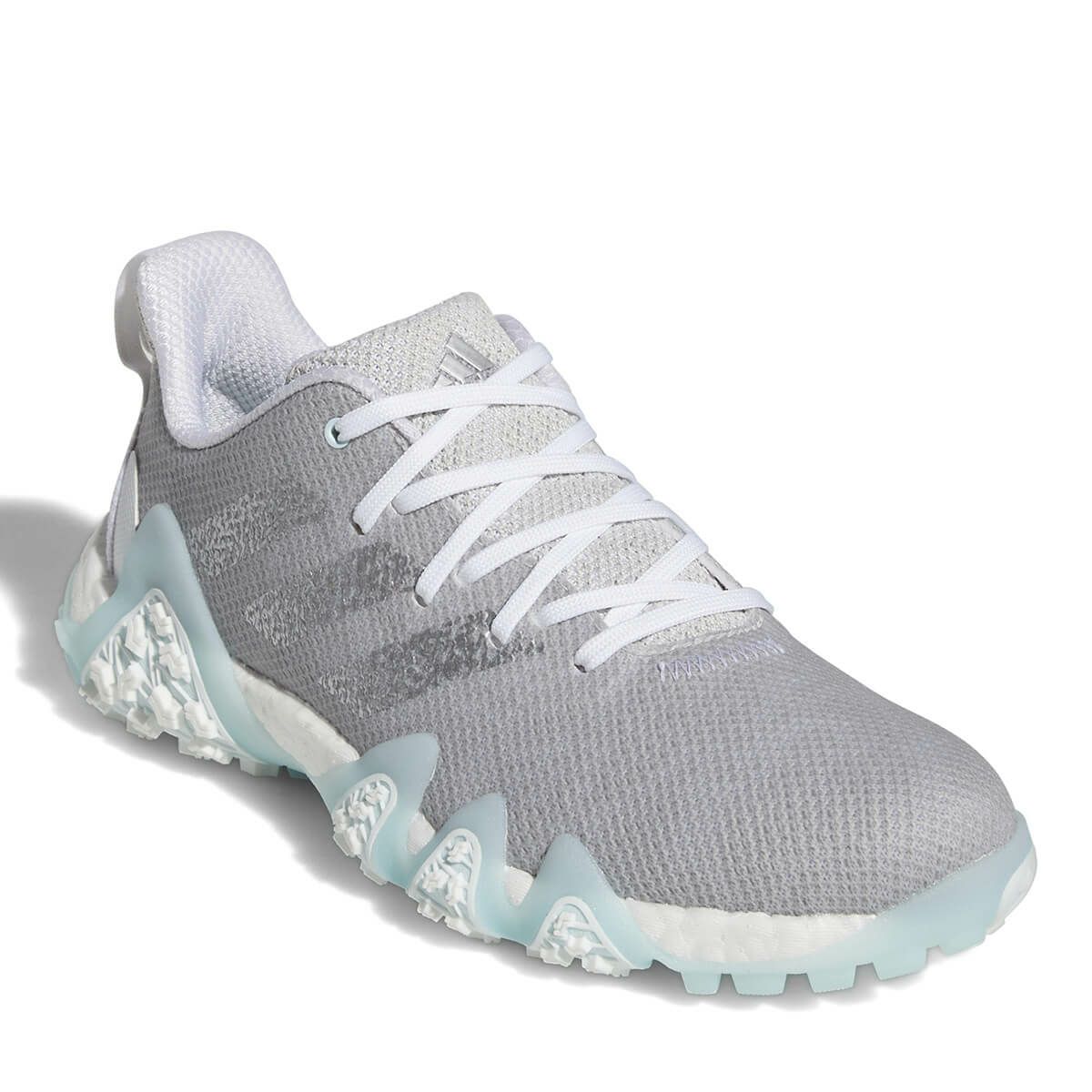 アディダス adidas　コードカオス22　レディース ゴルフシューズ GX2614　2022年モデルグレー/シルバーメタリック/ブルー