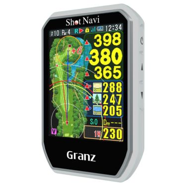 ショットナビ　Shot Navi ハンディ型GPSゴルフナビ　Shot Navi Granz グランツ　ホワイト ホワイト