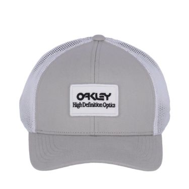 オークリー OAKLEY　ロゴデザイン 6パネル　メンズ メッシュ キャップ FOS900906 22Y ストーングレー　2022年モデル 詳細1
