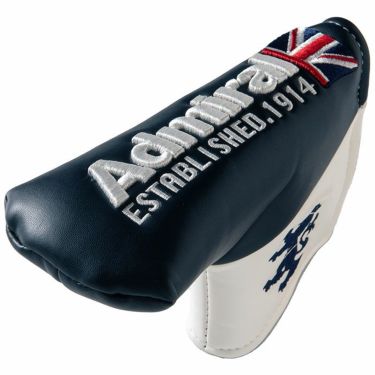 アドミラル Admiral　ランパント刺繍 ブレードタイプ パターカバー ADMG2BH5 30 ネイビー　2022年モデル ネイビー（30）