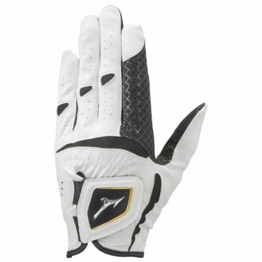 ミズノ MIZUNO　W-GRIP ダブルグリップ メンズ ゴルフグローブ 5MJML051 09 ホワイト×ブラック 詳細1