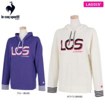 ルコック Le coq sportif　レディース ロゴデザイン 長袖 ニット プルオーバー フーディー QGWSJL03　2021年モデル