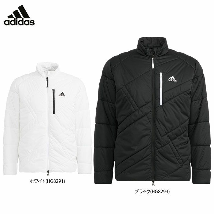 アディダス adidas メンズ ロゴデザイン 中綿 ストレッチ 撥水 防風 長袖 フルジップ ジャケット DJ566 2022年モデル | 【公式】 有賀園ゴルフオンラインAGO